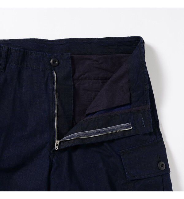 BEAMS PLUS「BEAMS PLUS / インディゴ リップストップ ミリタリー 6ポケット パンツ」|その他|