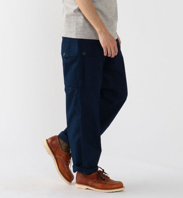 BEAMS PLUS「BEAMS PLUS / インディゴ リップストップ ミリタリー 6ポケット パンツ」|その他|
