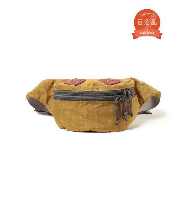 BEAMS PLUS「2 Zip Waist Pack」|トートバッグ|TAN