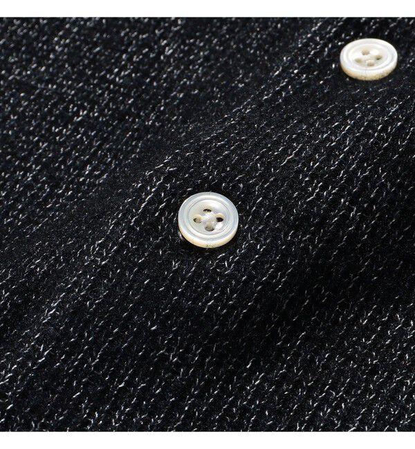 BEAMS PLUS「Knit Polo 9G Wool Silk Shaggy Yarn」|ポロシャツ|