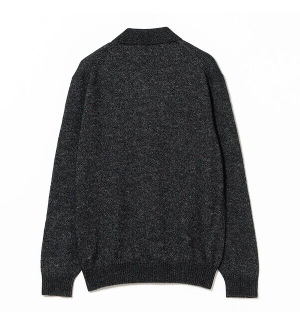 BEAMS PLUS「Knit Polo 9G Wool Silk Shaggy Yarn」|ポロシャツ|