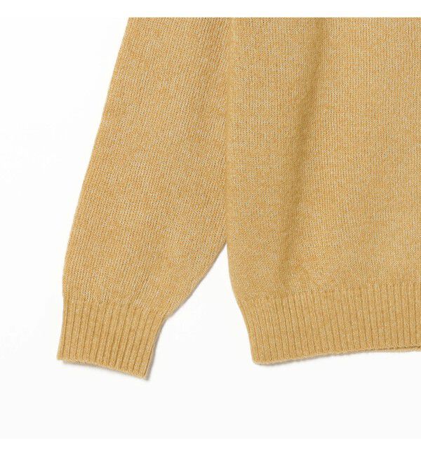 BEAMS PLUS「Knit Polo 9G Wool Silk Shaggy Yarn」|ポロシャツ|