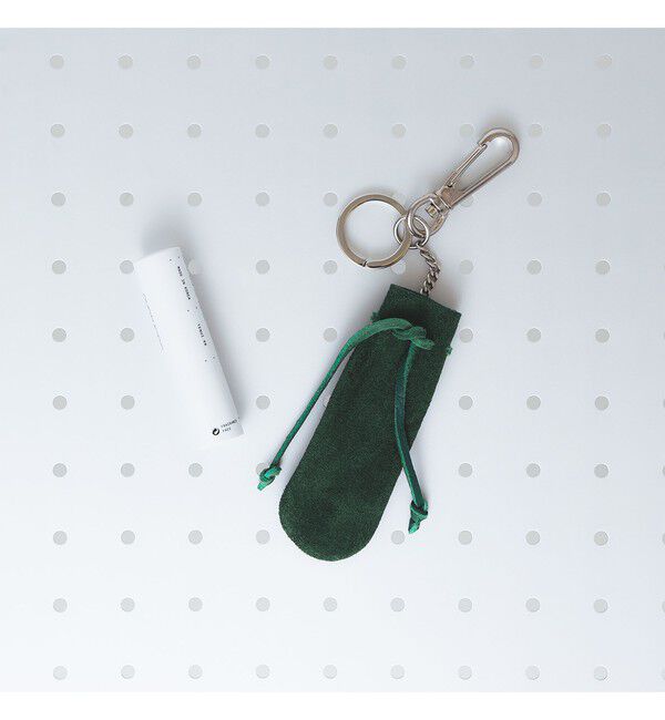 bPr BEAMS「ドローパース キーホルダー」|キーケース|GREEN