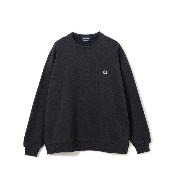 BEAMS「【別注】FRED PERRY / エンブロイダリー クルーネック スウェット」|スウェット・ジャージ|
