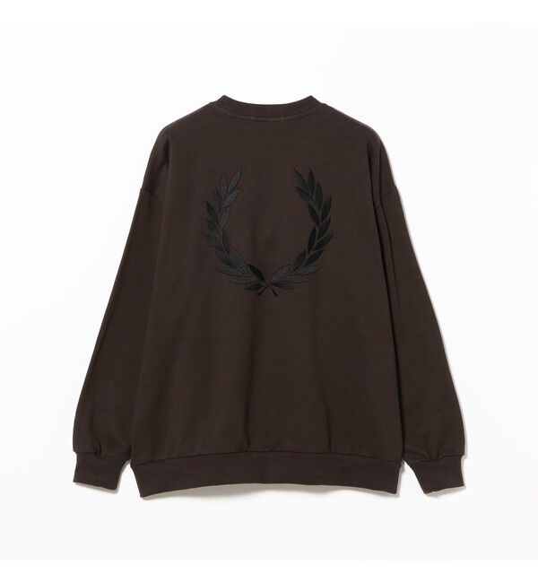 BEAMS「【別注】FRED PERRY / エンブロイダリー クルーネック スウェット」|スウェット・ジャージ|