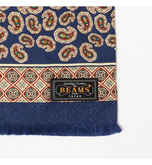 BEAMS PLUS「Silk Stole Paisley Print」|マフラー|