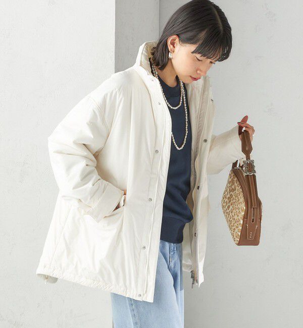 SHIPS for women「〈手洗い可能〉IMBOTEX 中綿 ミディ ジャケット」|その他|
