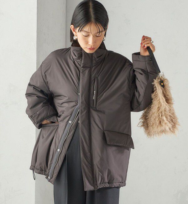 SHIPS for women「〈手洗い可能〉IMBOTEX 中綿 ミディ ジャケット」|その他|