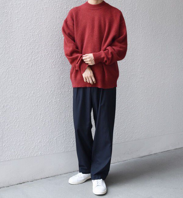 SHIPS any「SHIPS any: LOUNGE FOX シャギー セミモックネック ニット◇」|ニット・セーター|