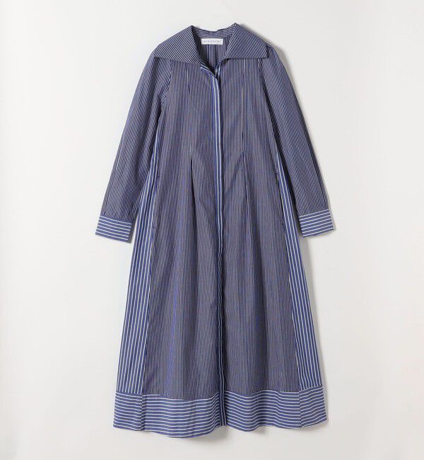 quaranciel「quaranciel:〈洗濯機可能〉ビッグカラー Aライン シャツ ワンピース」|ワンピース|
