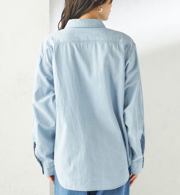 SHIPS for women「NINE CASE:〈洗濯機可能〉シャンブレー シャツ」|シャツ・ブラウス|