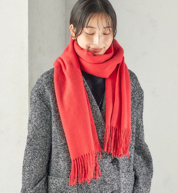 SHIPS for women「《予約》〈手洗い可能〉ウール カシミヤ ウォッシャブル ストール」|ストール|