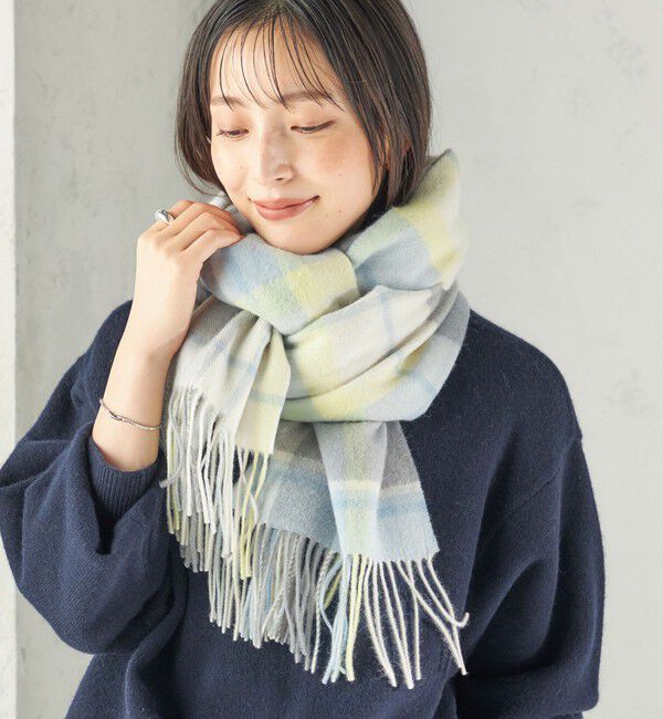 SHIPS for women「《予約》〈手洗い可能〉ウール カシミヤ ウォッシャブル ストール」|ストール|