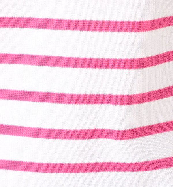 MACPHEE「コットンボーダー ボートネックプルオーバー」|Tシャツ・カットソー|