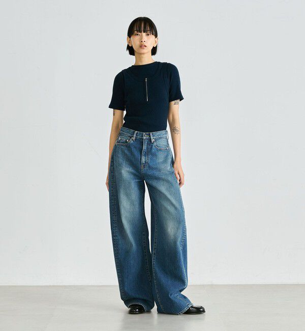 Edition「シルクネップ ジップタンクトップ」|タンクトップ|