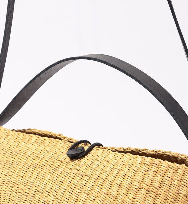 TOMORROWLAND GOODS「INES BRESSAND MEDIUM WALNUT ショルダーバッグ」|かごバッグ|