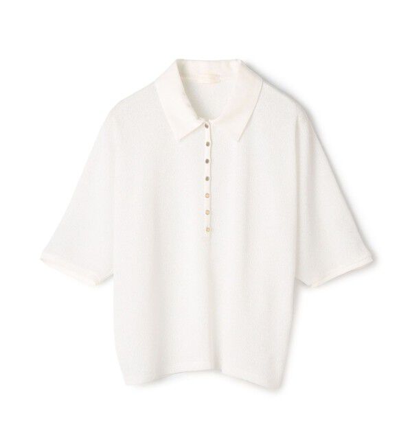 Ballsey「ワッフルジャージーコンビ ドルマンスリーブプルオーバー」|Tシャツ・カットソー|11 ホワイト