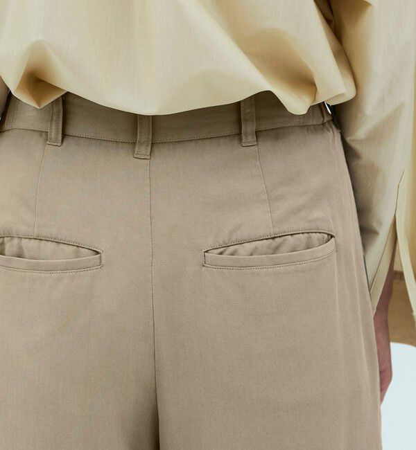 GALERIE VIE「セルロースギャバジン 2タックパンツ」|その他|