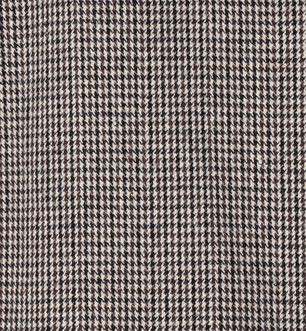 GALERIE VIE「【WEB先行予約】スノーハウンドトゥースダウン ブルゾンコート」|ダウン|