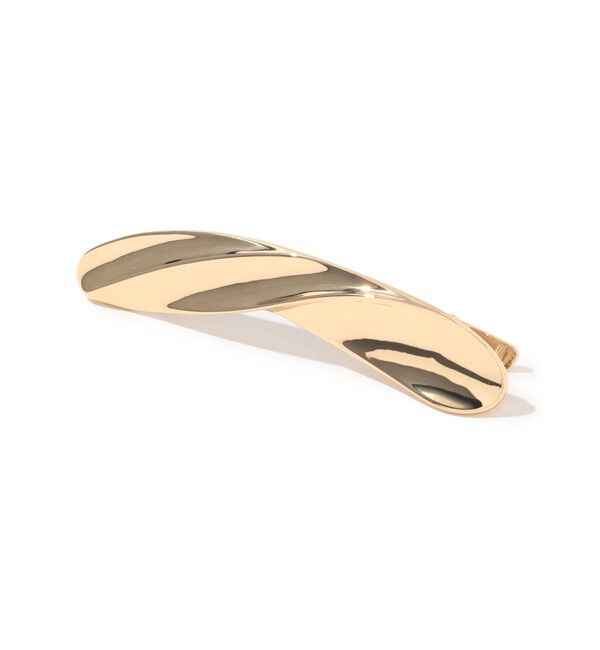 TOMORROWLAND GOODS「JAMIRAY TWISTED SHELL ヘアクリップ」|その他|91 ゴールド