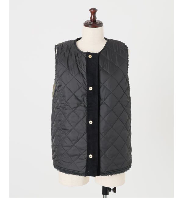 SLOBE IENA「BARBOUR/バブアー DULSIE LINER LLI0016 BK11/ CR11」|ダウンベスト・ベスト|