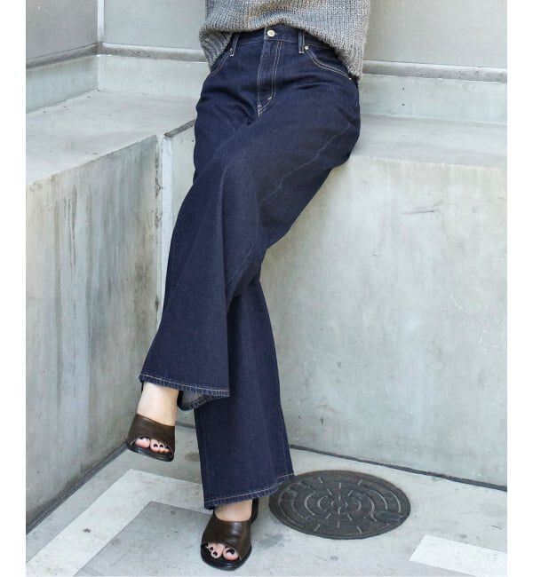 SLOBE IENA「Levi&rsquo;s/リーバイス SLOBE別注 CINCH WIDE LEG デニムパンツ」|デニム|