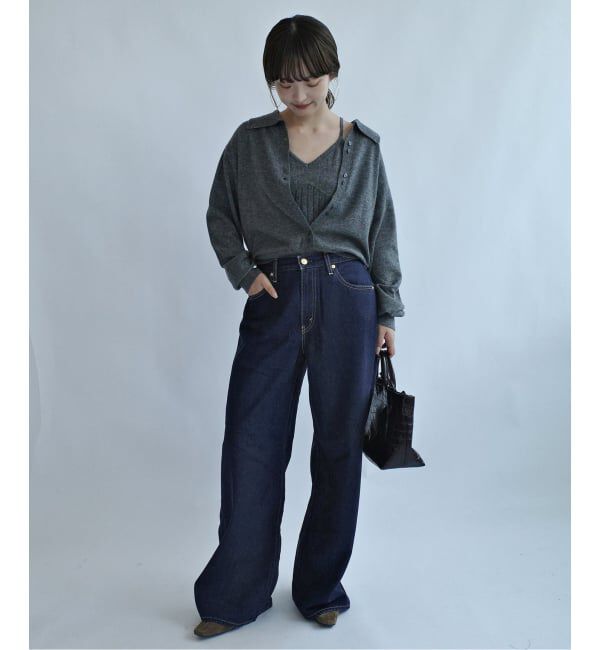 SLOBE IENA「Levi&rsquo;s/リーバイス SLOBE別注 CINCH WIDE LEG デニムパンツ」|デニム|
