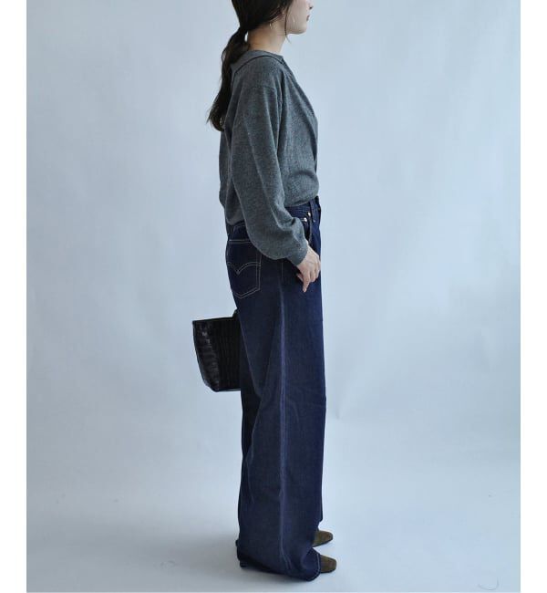 SLOBE IENA「Levi&rsquo;s/リーバイス SLOBE別注 CINCH WIDE LEG デニムパンツ」|デニム|