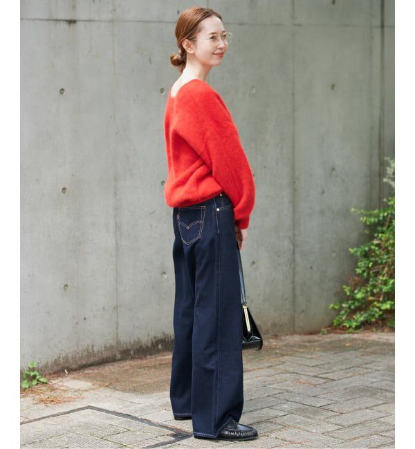 SLOBE IENA「Levi&rsquo;s/リーバイス SLOBE別注 CINCH WIDE LEG デニムパンツ」|デニム|