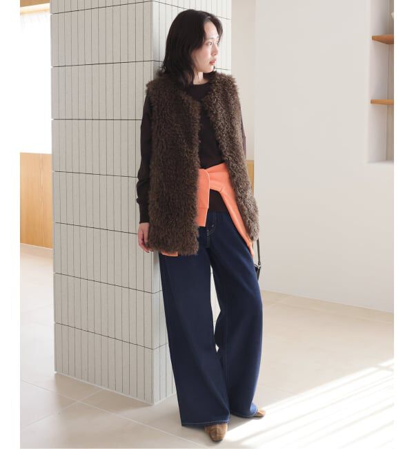 SLOBE IENA「Levi&rsquo;s/リーバイス SLOBE別注 CINCH WIDE LEG デニムパンツ」|デニム|