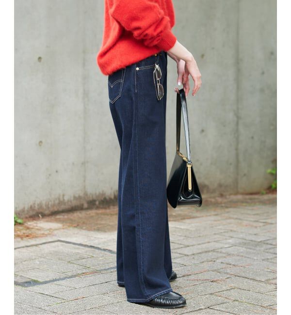SLOBE IENA「Levi&rsquo;s/リーバイス SLOBE別注 CINCH WIDE LEG デニムパンツ」|デニム|