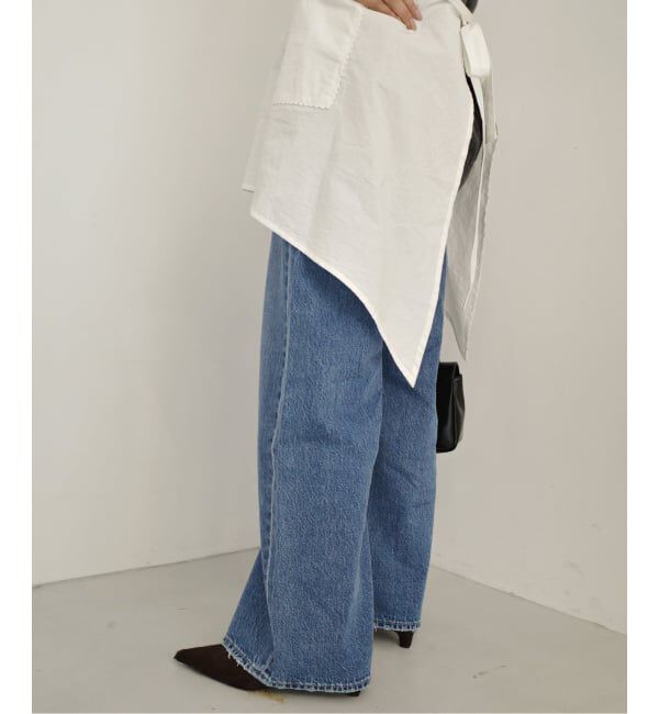 SLOBE IENA「Levi&rsquo;s/リーバイス SLOBE別注 CINCH WIDE LEG デニムパンツ」|デニム|