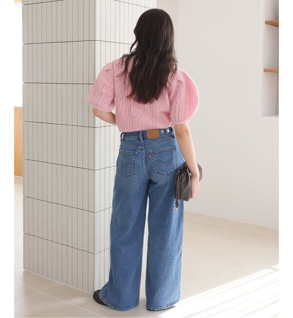 SLOBE IENA「Levi&rsquo;s/リーバイス SLOBE別注 CINCH WIDE LEG デニムパンツ」|デニム|