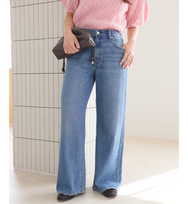SLOBE IENA「Levi&rsquo;s/リーバイス SLOBE別注 CINCH WIDE LEG デニムパンツ」|デニム|