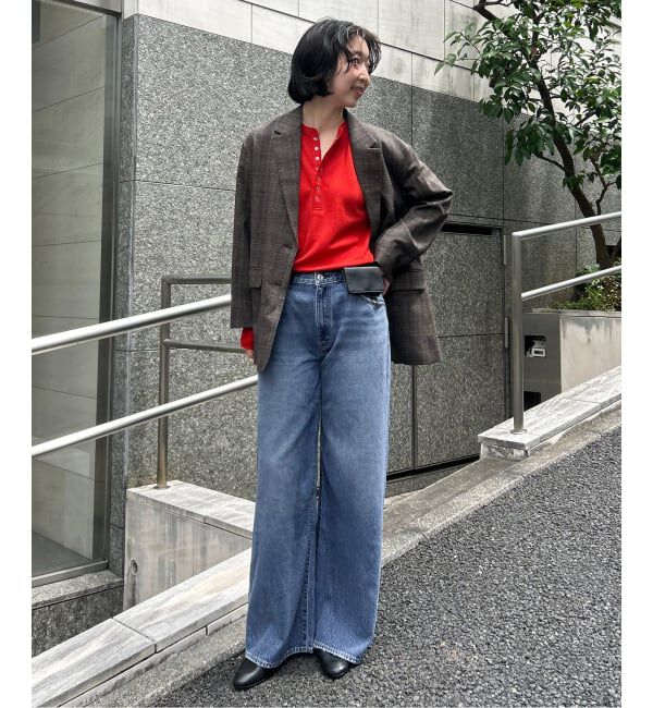 SLOBE IENA「Levi&rsquo;s/リーバイス SLOBE別注 CINCH WIDE LEG デニムパンツ」|デニム|
