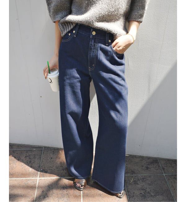 SLOBE IENA「Levi&rsquo;s/リーバイス SLOBE別注 CINCH WIDE LEG デニムパンツ」|デニム|