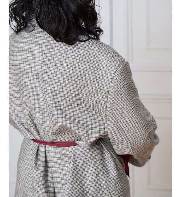 IENA LA BOUCLE「IENA LA BOUCLE ハウンドトゥースジャケット」|テーラードジャケット|