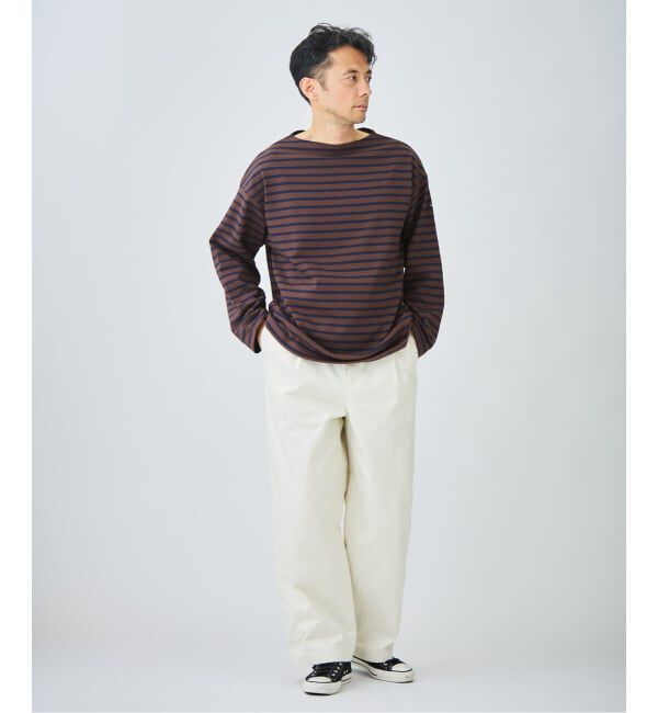 EDIFICE「SAINT JAMES for EDIFICE 別注 ウエッソン ルーズ ボーダー」|Tシャツ・カットソー|