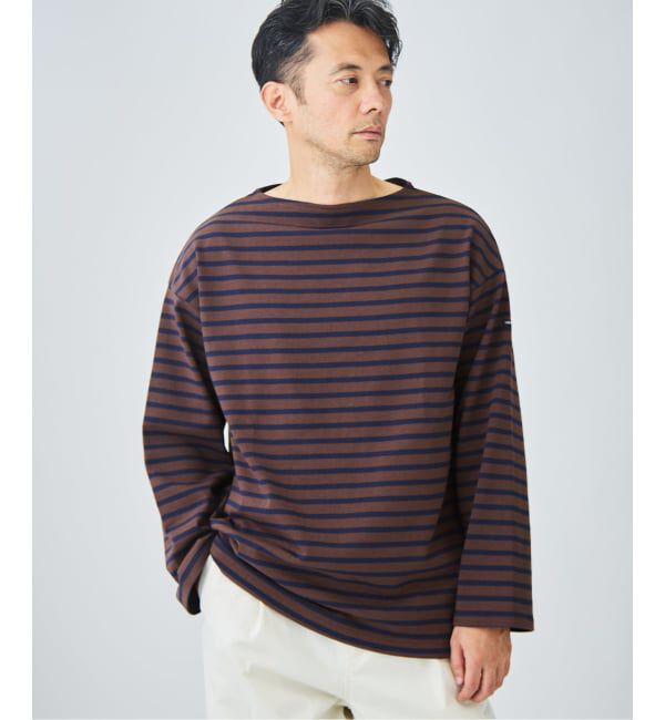 EDIFICE「SAINT JAMES for EDIFICE 別注 ウエッソン ルーズ ボーダー」|Tシャツ・カットソー|