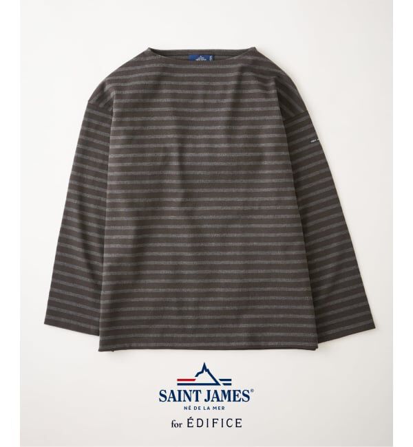 EDIFICE「SAINT JAMES for EDIFICE 別注 ウエッソン ルーズ ボーダー」|Tシャツ・カットソー|