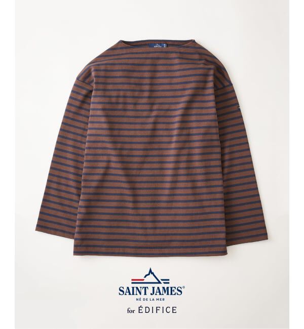 EDIFICE「SAINT JAMES for EDIFICE 別注 ウエッソン ルーズ ボーダー」|Tシャツ・カットソー|