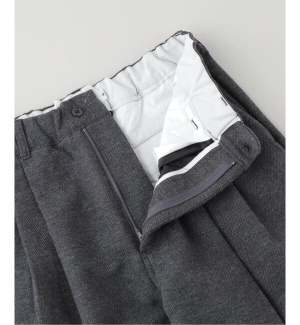 417 EDIFICE「STILL BY HAND / スティルバイハンド Wool mixed deep tuck pants」|スラックス|