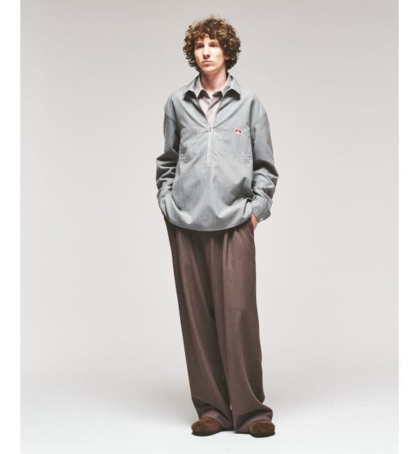 417 EDIFICE「【BEN DAVIS / ベンデイビス】417別注 Half Zip Shirt」|シャツ・ブラウス|