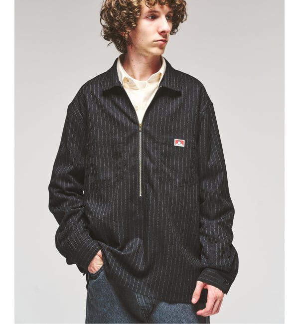 417 EDIFICE「【BEN DAVIS / ベンデイビス】417別注 Half Zip Shirt」|シャツ・ブラウス|