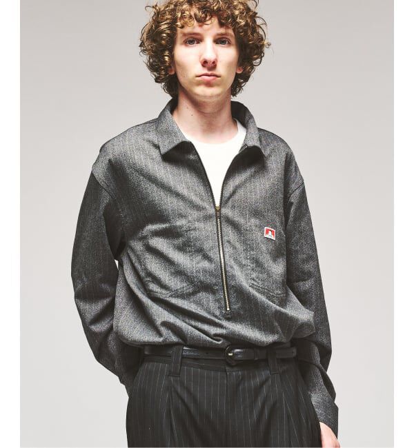 417 EDIFICE「【BEN DAVIS / ベンデイビス】417別注 Half Zip Shirt」|シャツ・ブラウス|