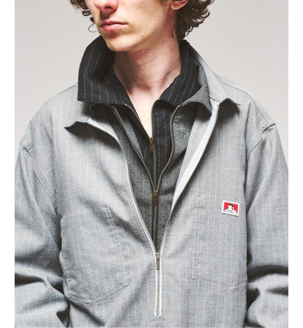 417 EDIFICE「【BEN DAVIS / ベンデイビス】417別注 Half Zip Shirt」|シャツ・ブラウス|