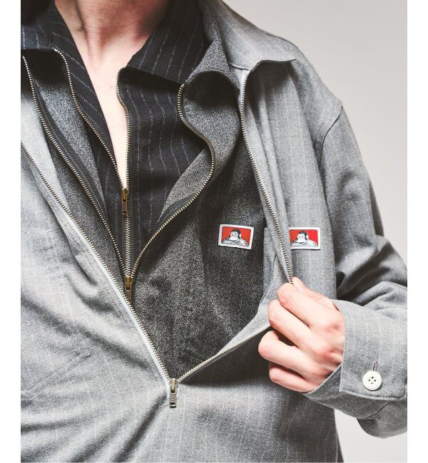 417 EDIFICE「【BEN DAVIS / ベンデイビス】417別注 Half Zip Shirt」|シャツ・ブラウス|
