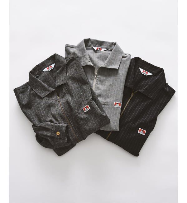 417 EDIFICE「【BEN DAVIS / ベンデイビス】417別注 Half Zip Shirt」|シャツ・ブラウス|