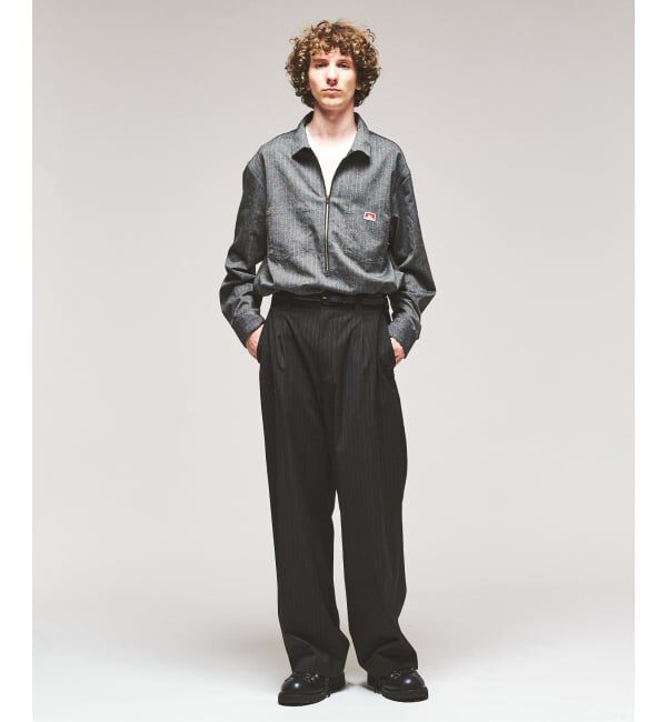 417 EDIFICE「【BEN DAVIS / ベンデイビス】417別注 Half Zip Shirt」|シャツ・ブラウス|