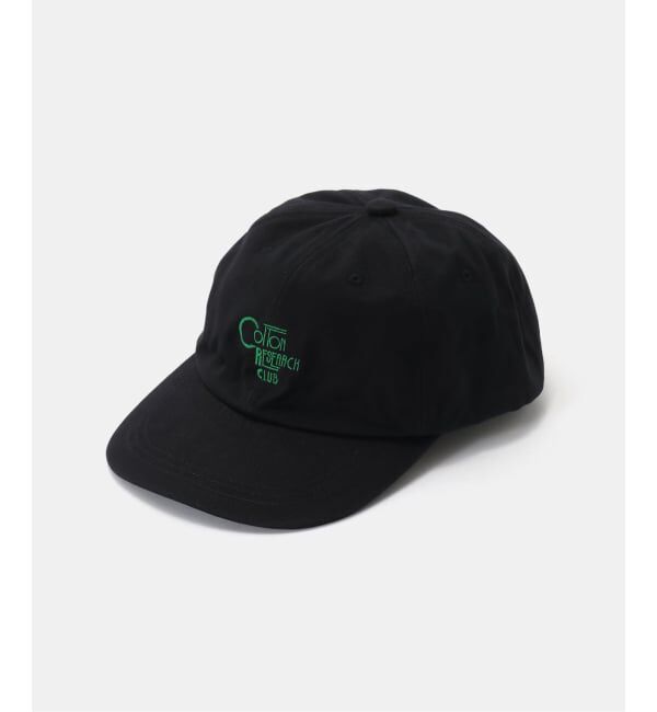 JOURNAL STANDARD「別注【COTTON RESEARCH CLUB】シシュウCAP」|キャップ・キャスケット|ブラック